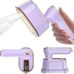 Travel Steamer Iron for Clothes Mini - Portable Ironing Machine Travel Small Size Portable Steamer Travel College Dorm Home Essentials Steamer for Clothes(White)